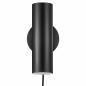Preview: DFTP MIB Minimalistische Wandleuchte Schwarz